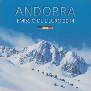 Andorra Dinar & Euro set 2014