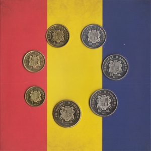 Andorra Dinar & Euro set 2014